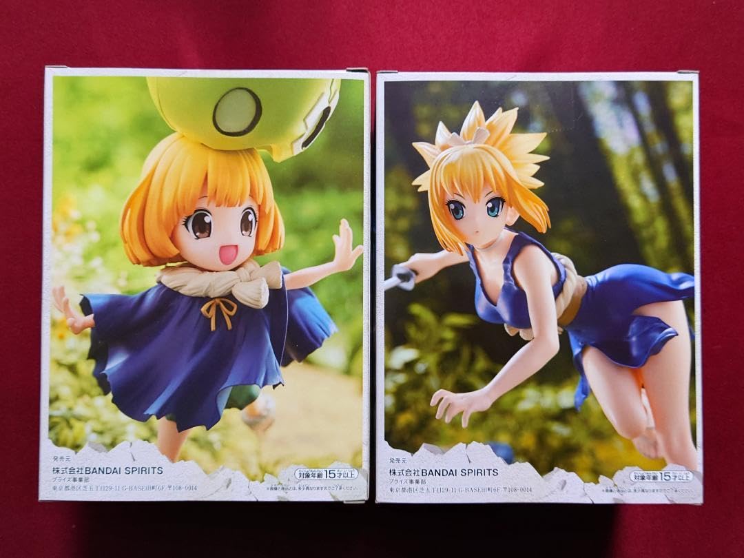 Dr.STONE ドクターストーン スイカ　コハク　フィギュア　セット Amazon.co.jp: Dr.STONE コハク スイカ フィギュア セット